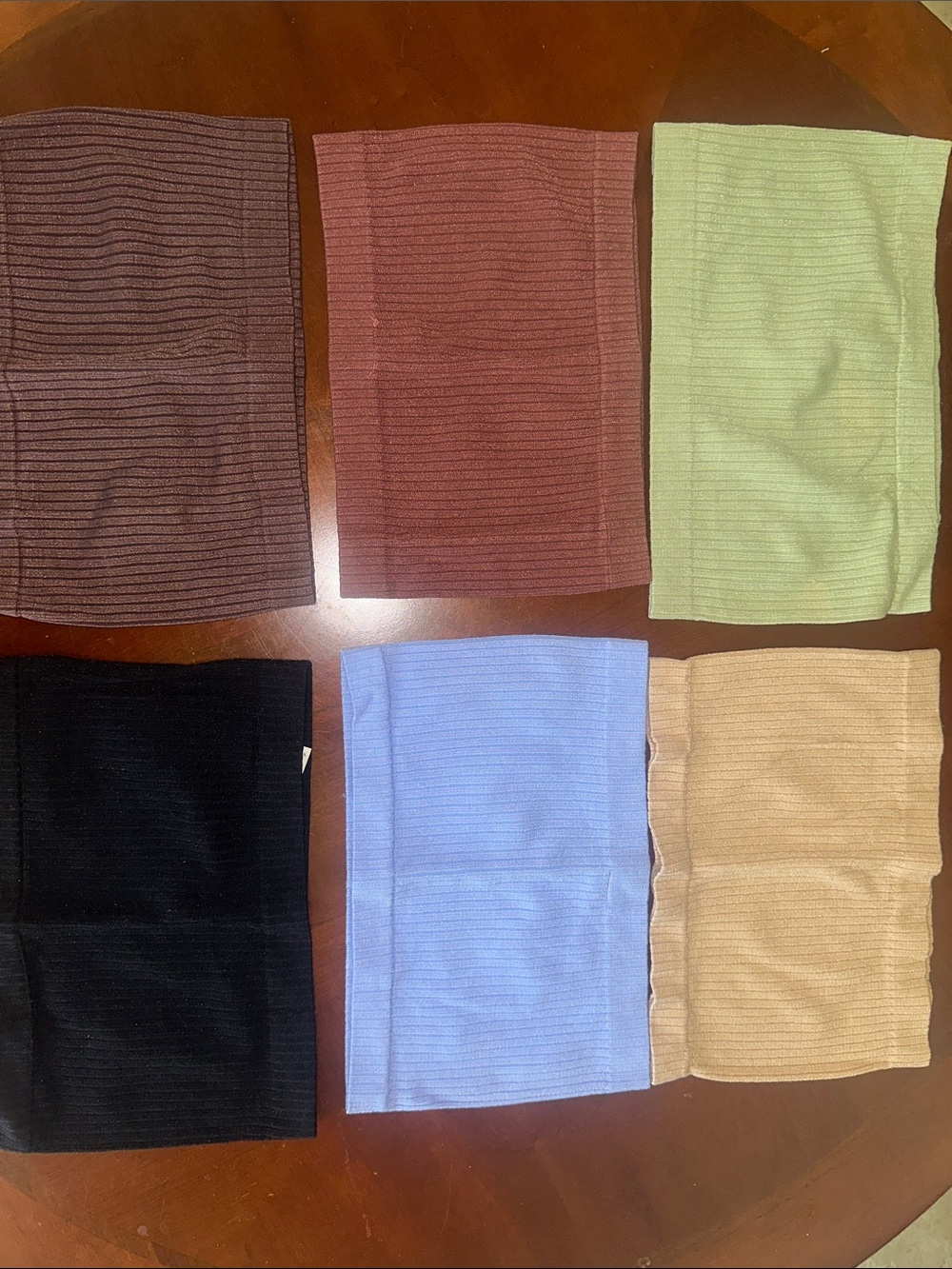 Ribbed Tube Tops Six-Pack - Multi Color